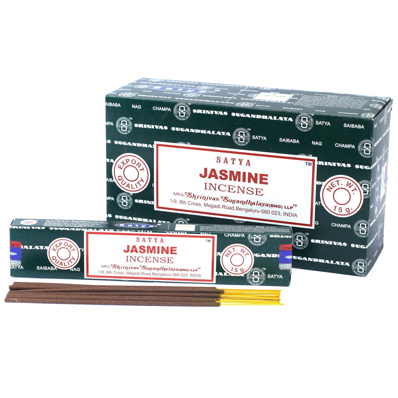 Bâtonnets d'encens Satya 15 g - Jasmin