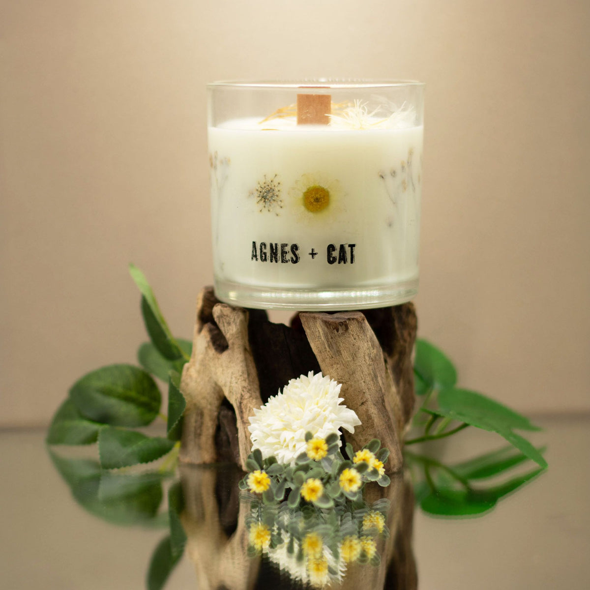 Bougie botanique en cire de soja – Windermere – Agnes + Cat