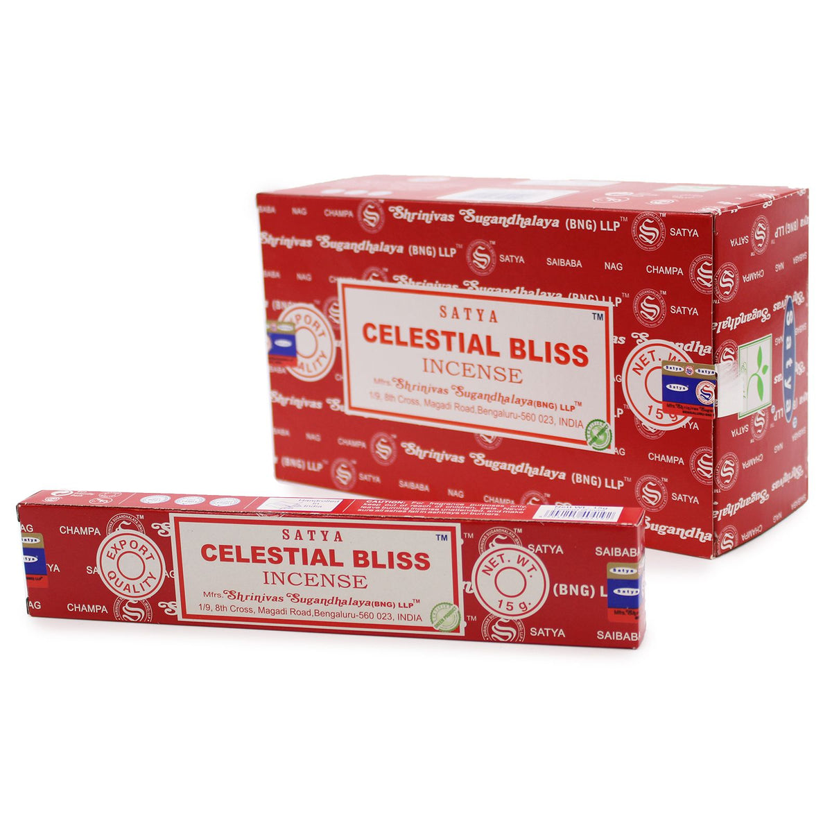 Bâtonnets d'encens Satya 15g - Bélicité Céleste
