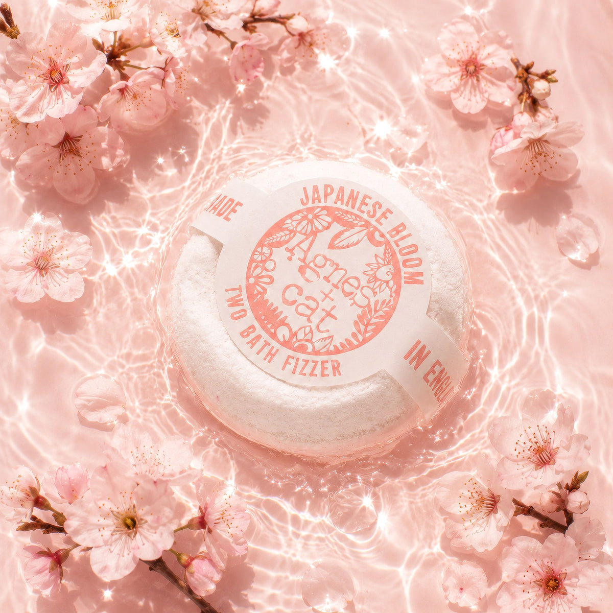 Coffret cadeau de galets de bain effervescents – Fleurs et agrumes – Agnes + Cat