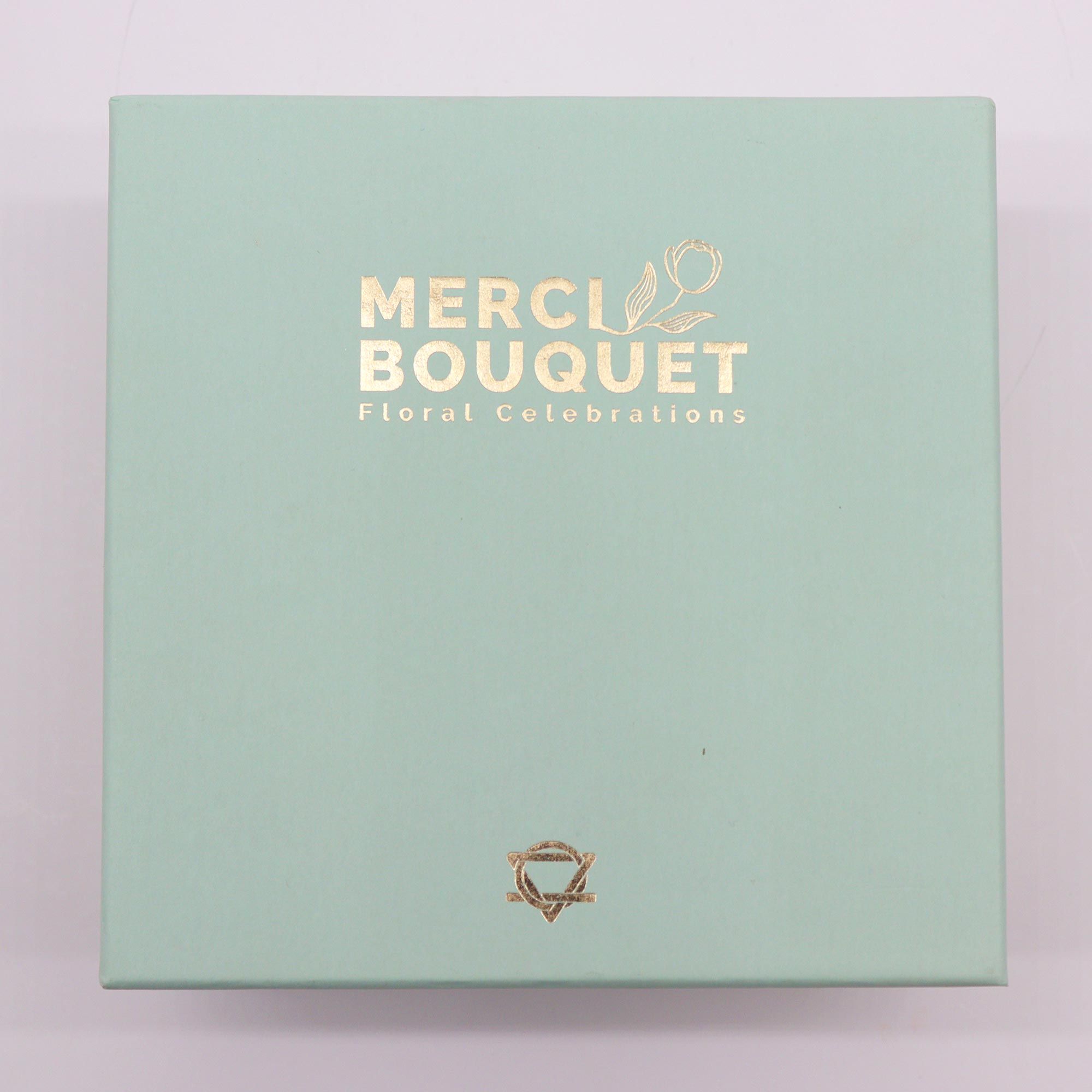 Boîte carrée - Bénédictions de mariage - Blanc et ivoire