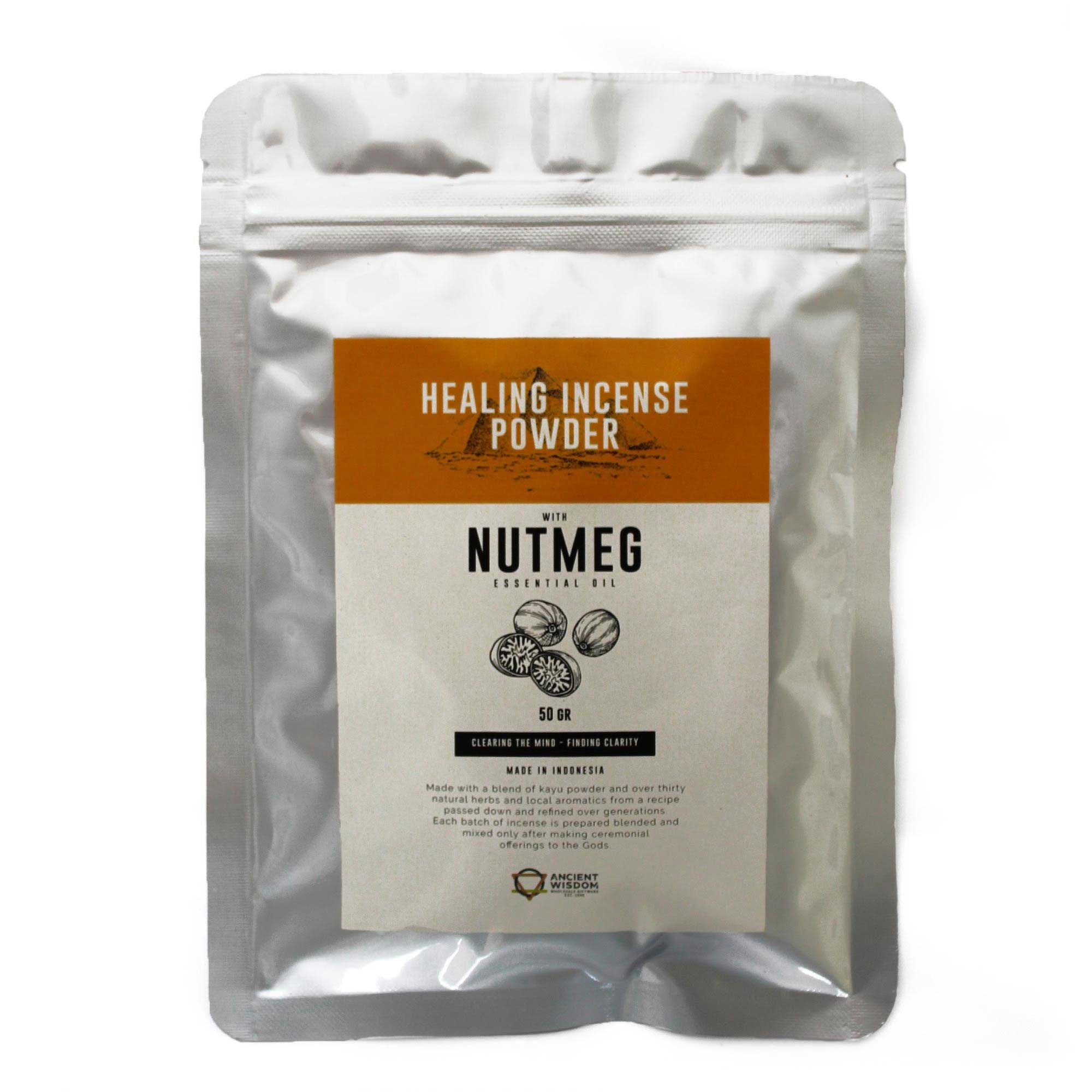 Encens en poudre aux vertus curatives - Noix de muscade 50 g