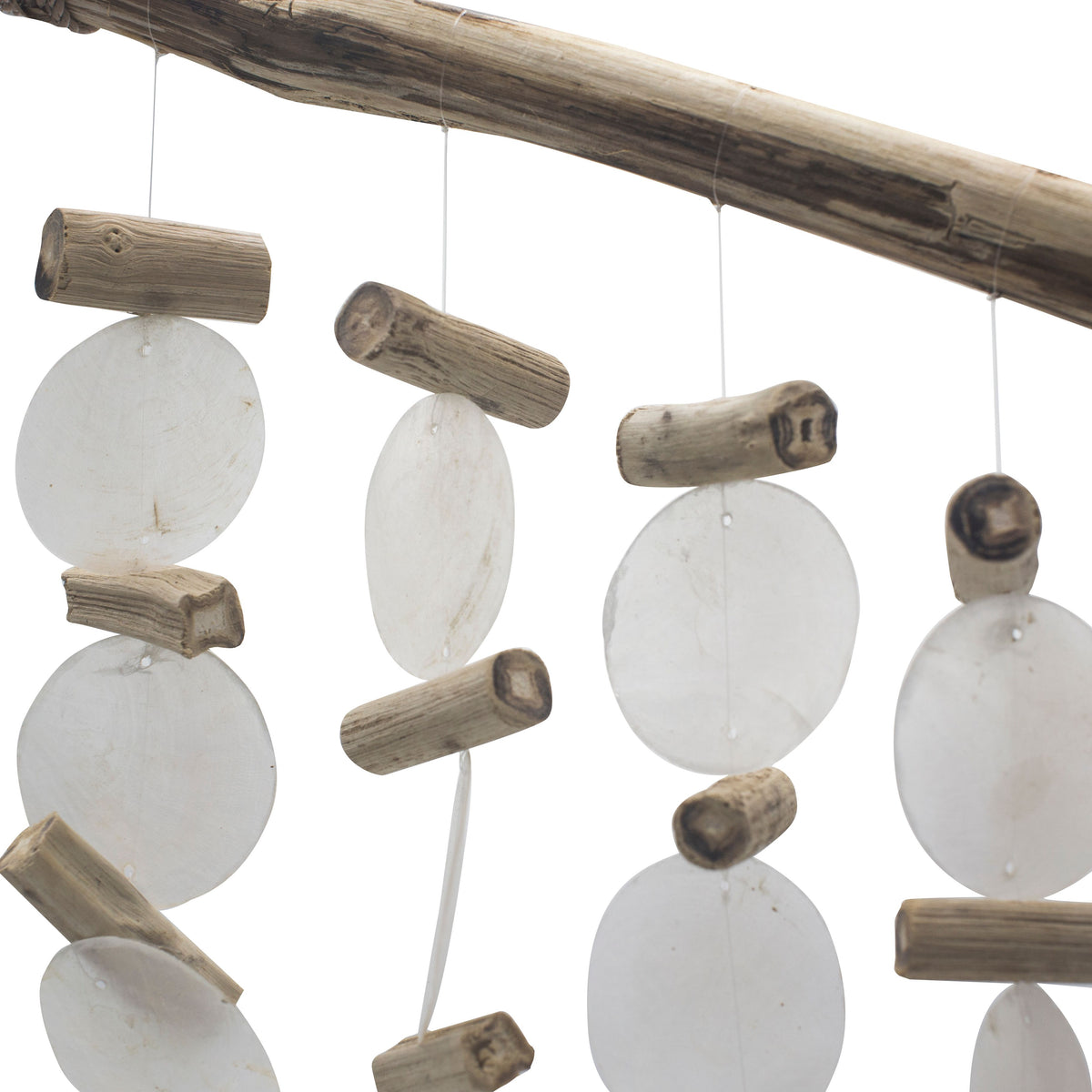 Carillon éolien en bois flotté - Perle