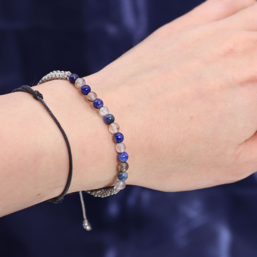 Bougie en cristal du zodiaque avec bracelet en pierre précieuse - Taureau