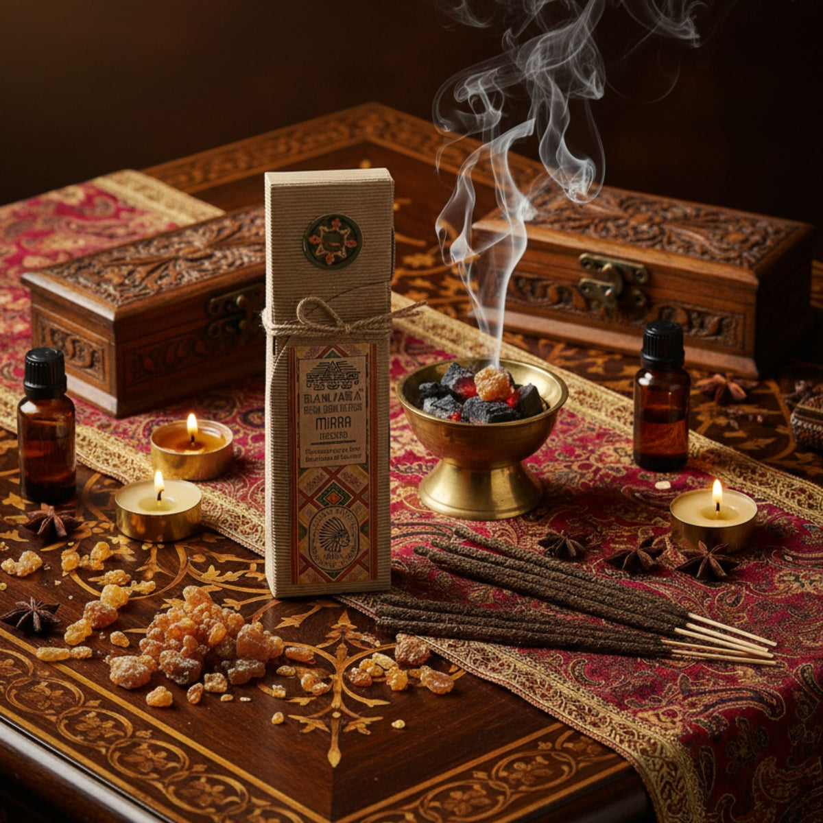 Bâtonnet de résine rituelle - Myrrhe