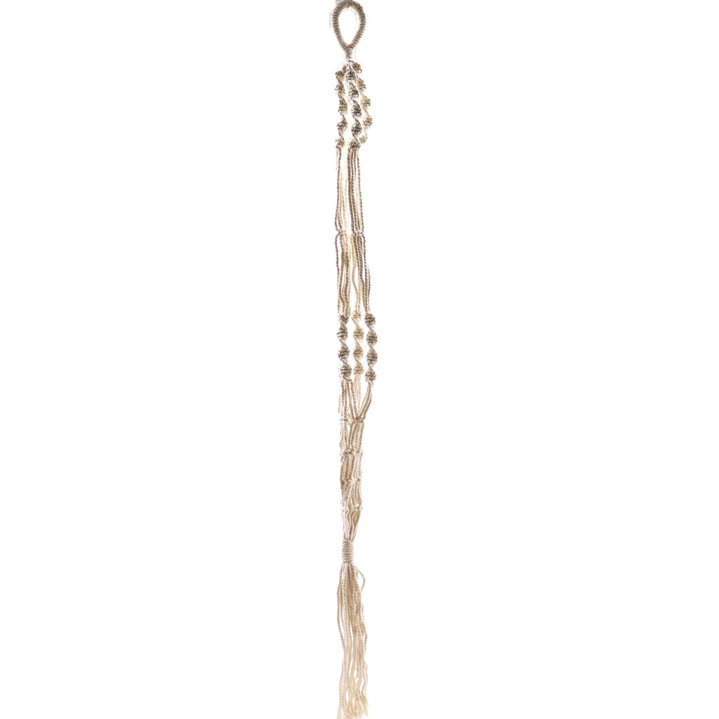 Jardinière en macramé - Grande - Extra longue