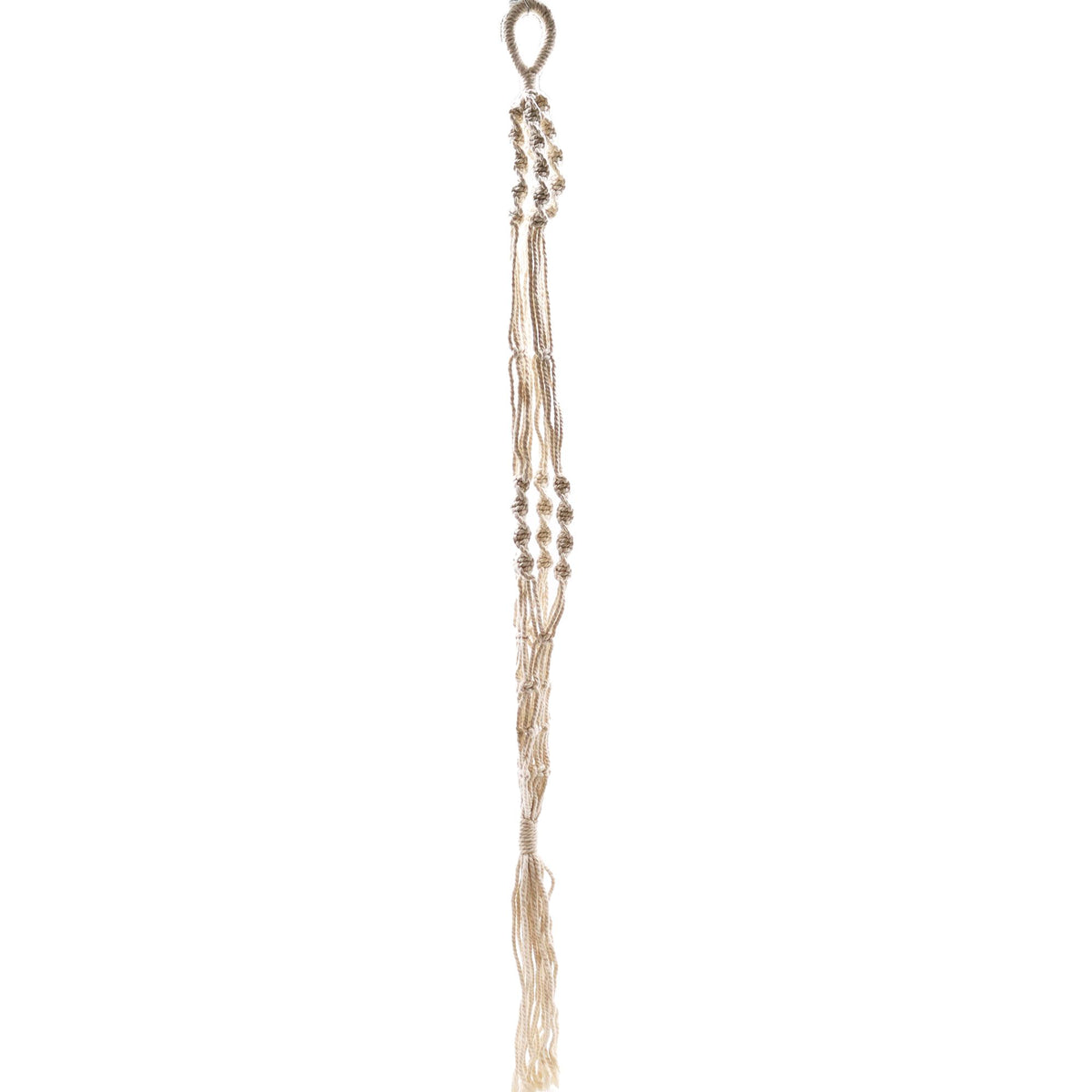 Jardinière en macramé - Grande - Extra longue