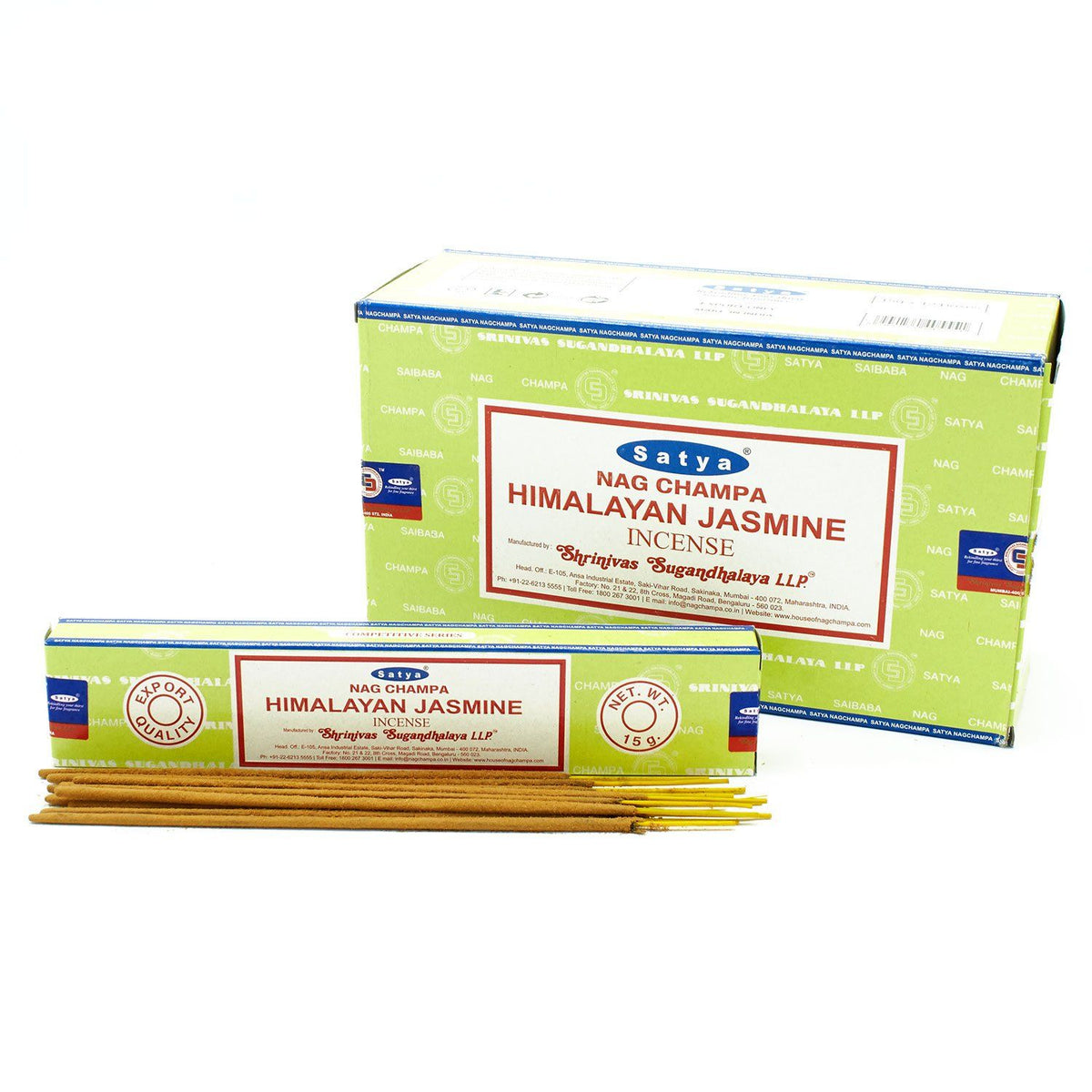 Bâtonnets d'encens Satya 15 g - Jasmin de l'Himalaya