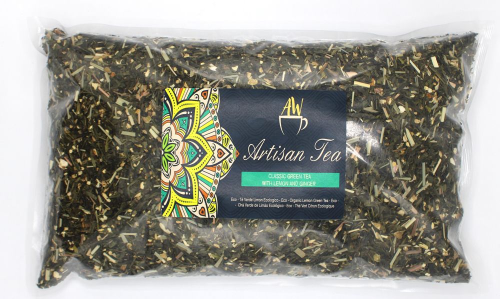 Thé vert Eco Classic au citron et au gingembre 1 kg