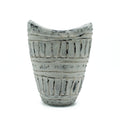 Vase à col large - Crème 22 cm