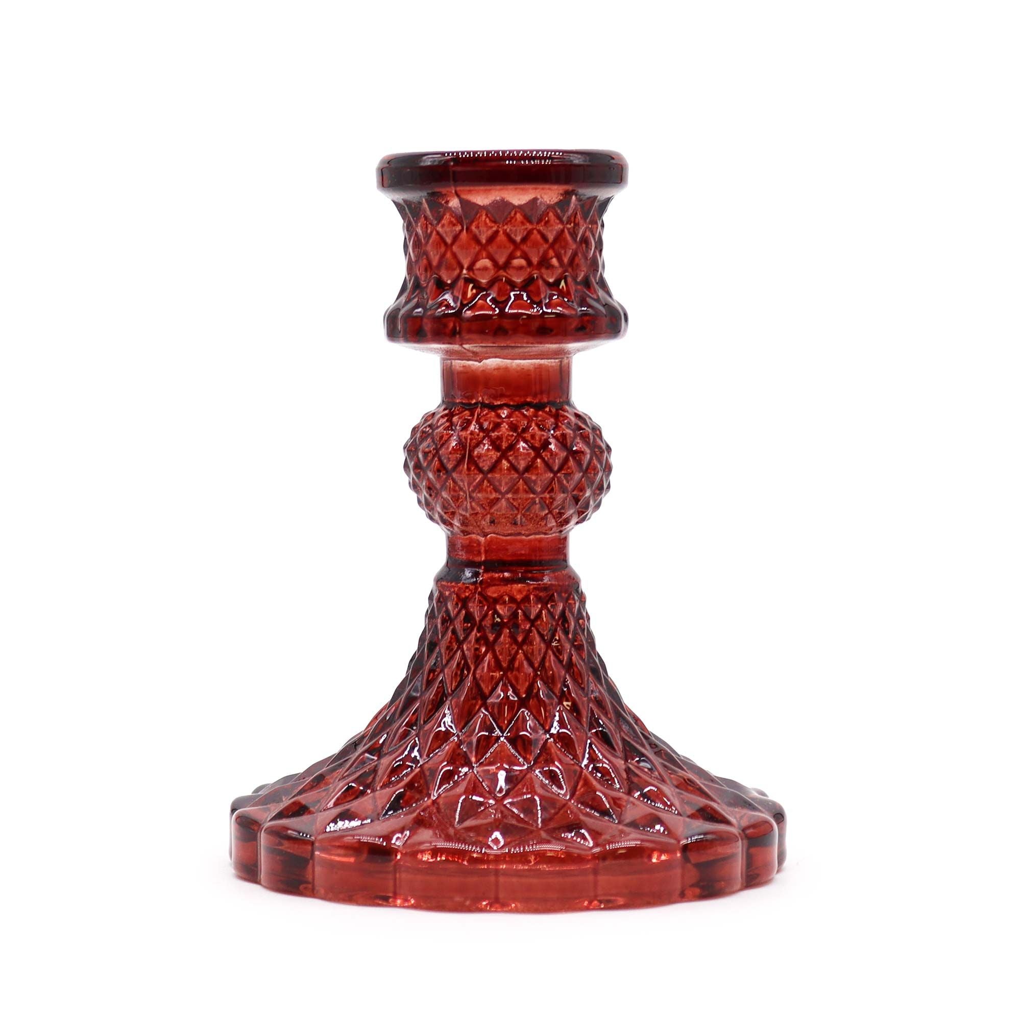 Bougeoir vintage pour dîner - Rouge vampire