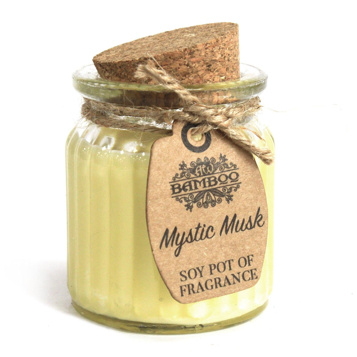 Bougie en pot de cire de soja - Musc