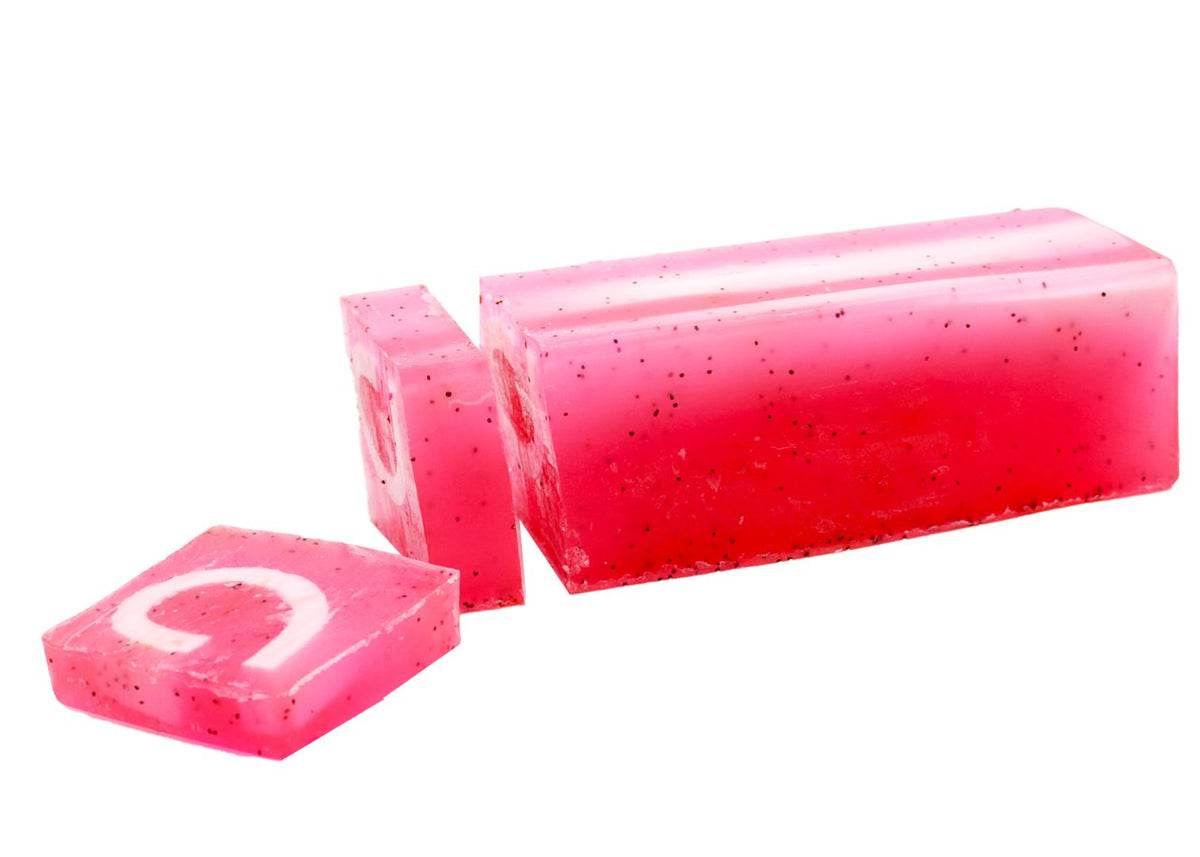 Savon à la framboise et poivre noir