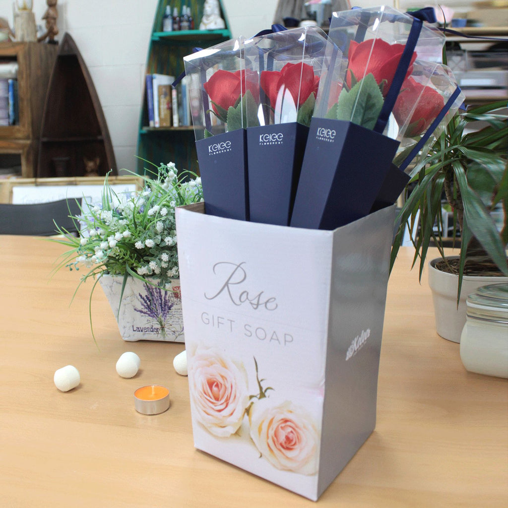 Présentoir pour roses individuelles