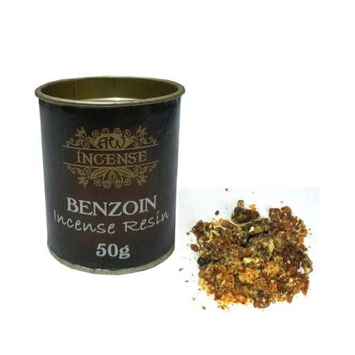 50 g de résine de benjoin