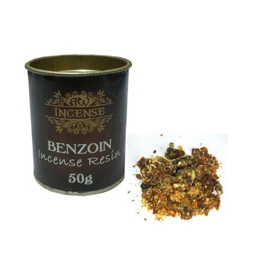 50 g de résine de benjoin