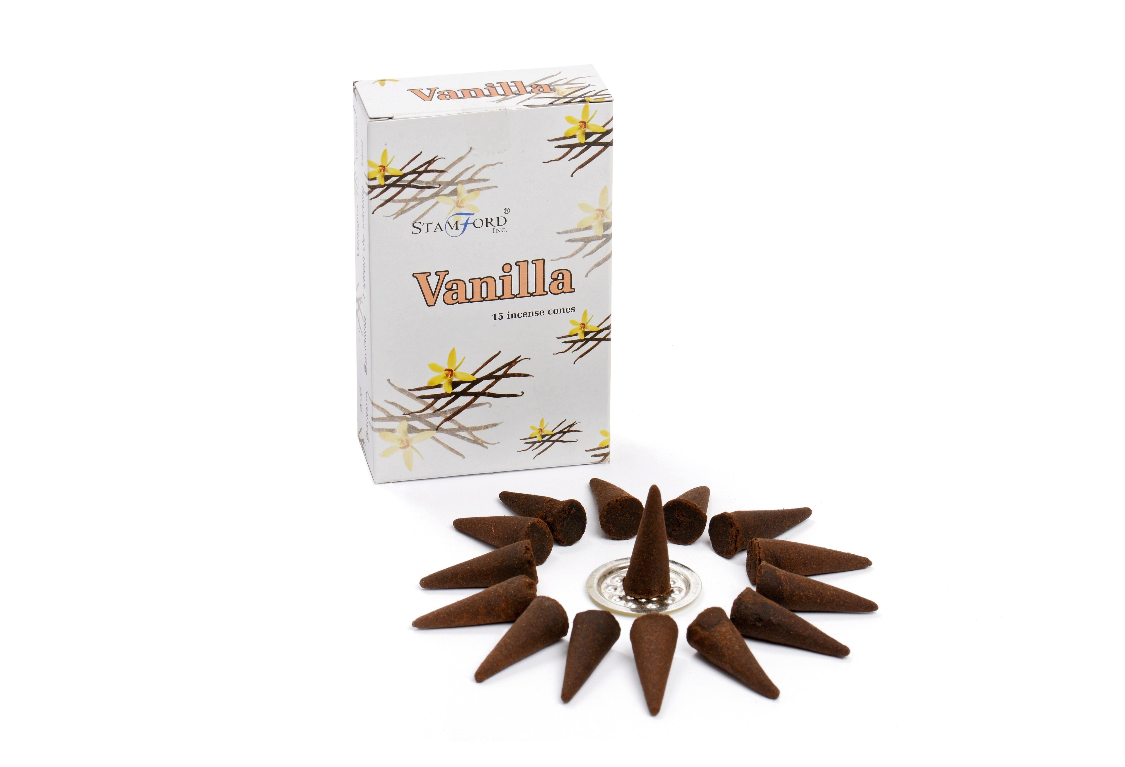 Cônes d'encens à la vanille