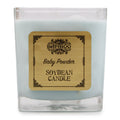 Bougie en cire de soja - Poudre de talc