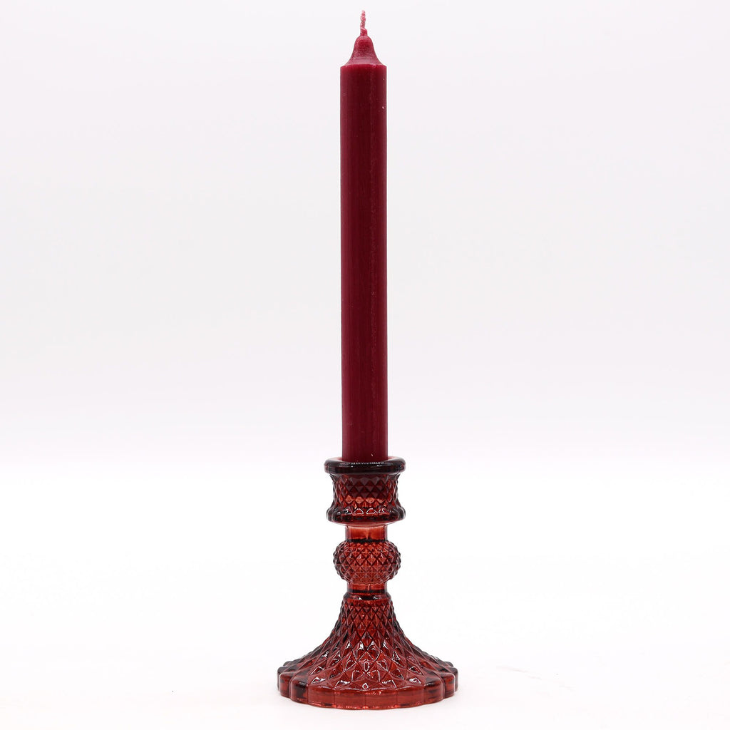 Bougeoir vintage pour dîner - Rouge vampire