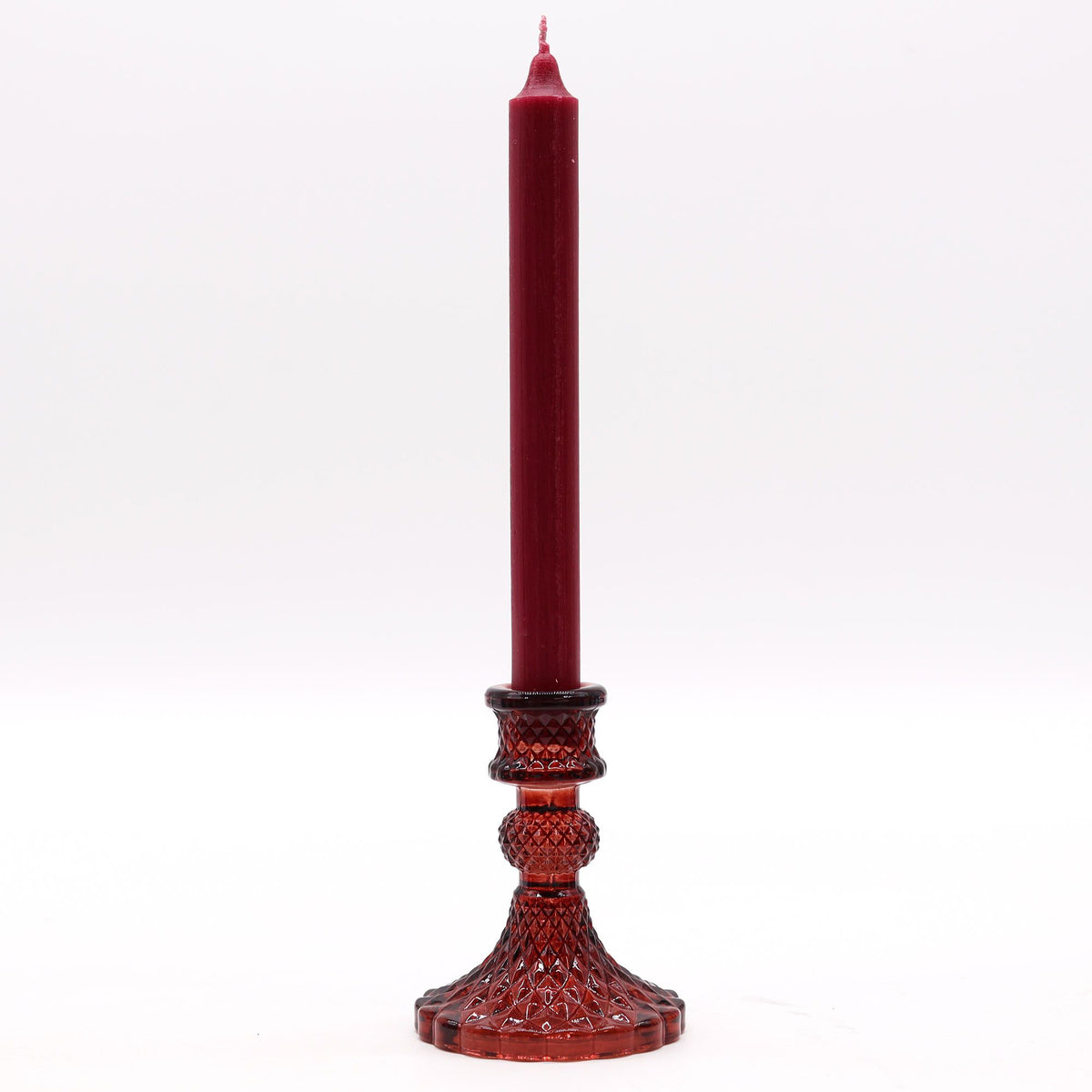 Bougeoir vintage pour dîner - Rouge vampire