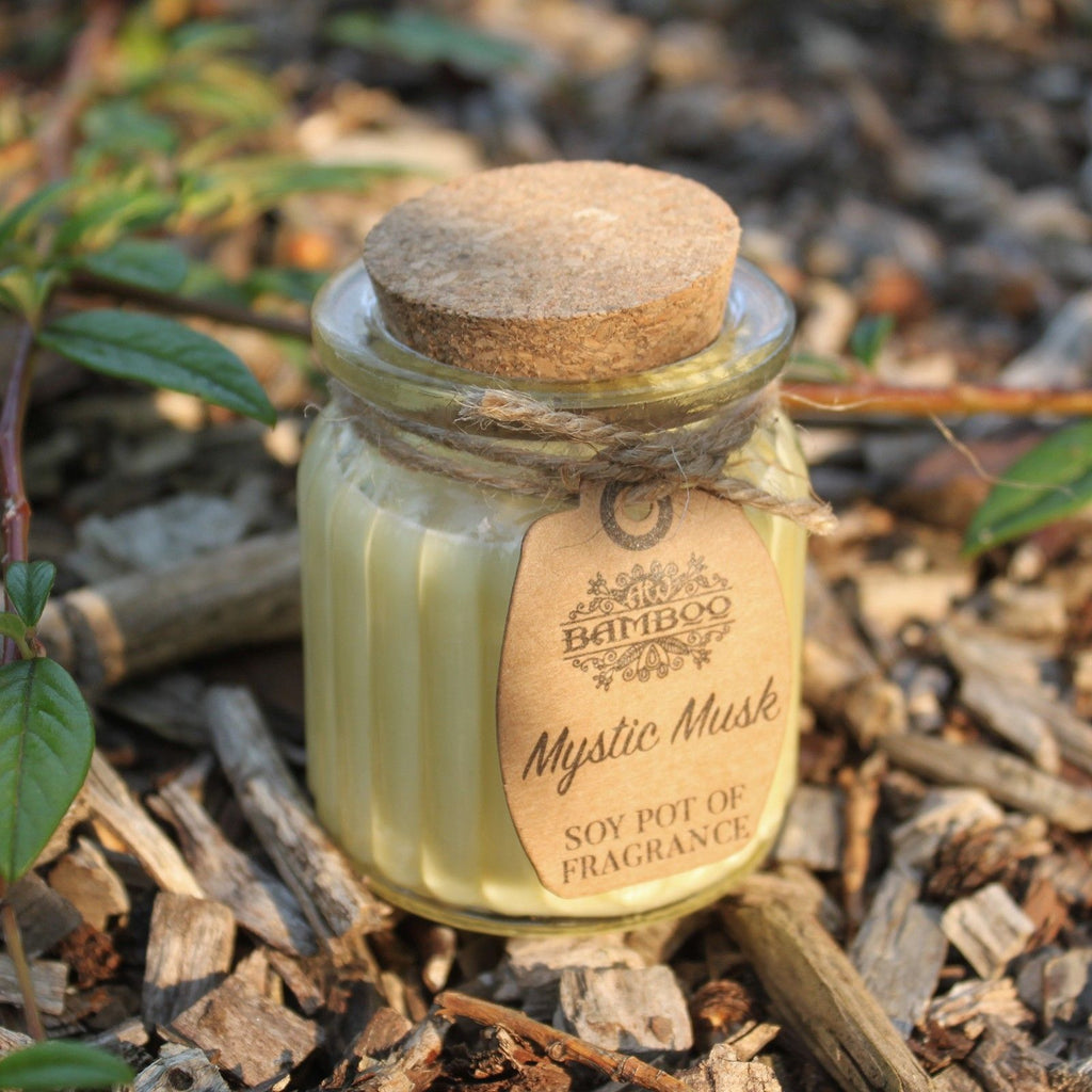 Bougie en pot de cire de soja - Musc