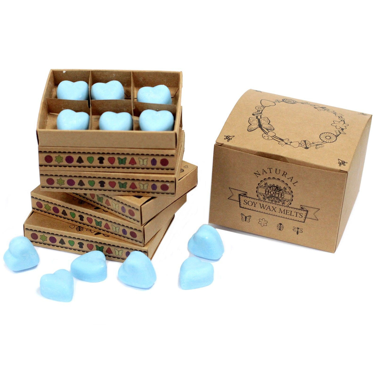 Boîte de 6 cires de soja - Drop Berry
