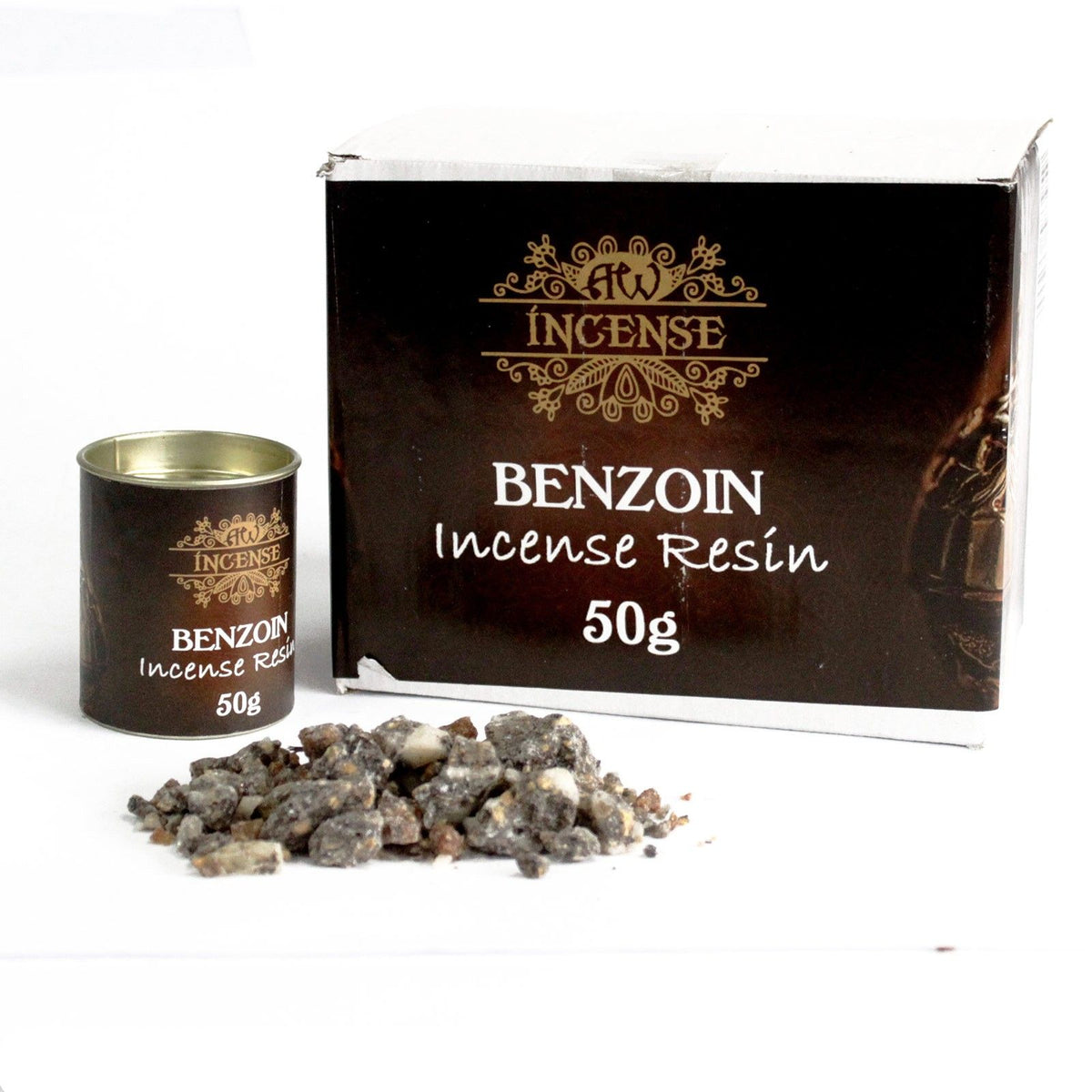 50 g de résine de benjoin