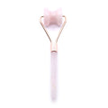 Rouleau facial en pierre précieuse - Quartz rose