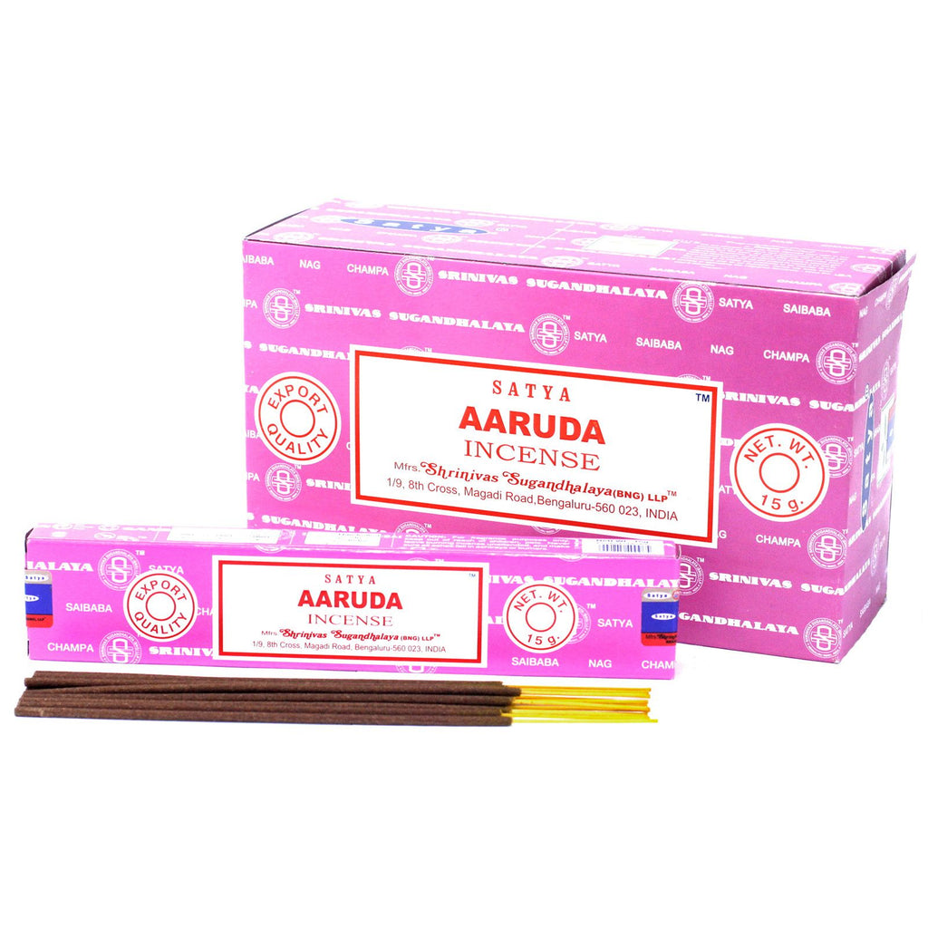 Bâtonnets d'encens Satya 15 g - Aaruda