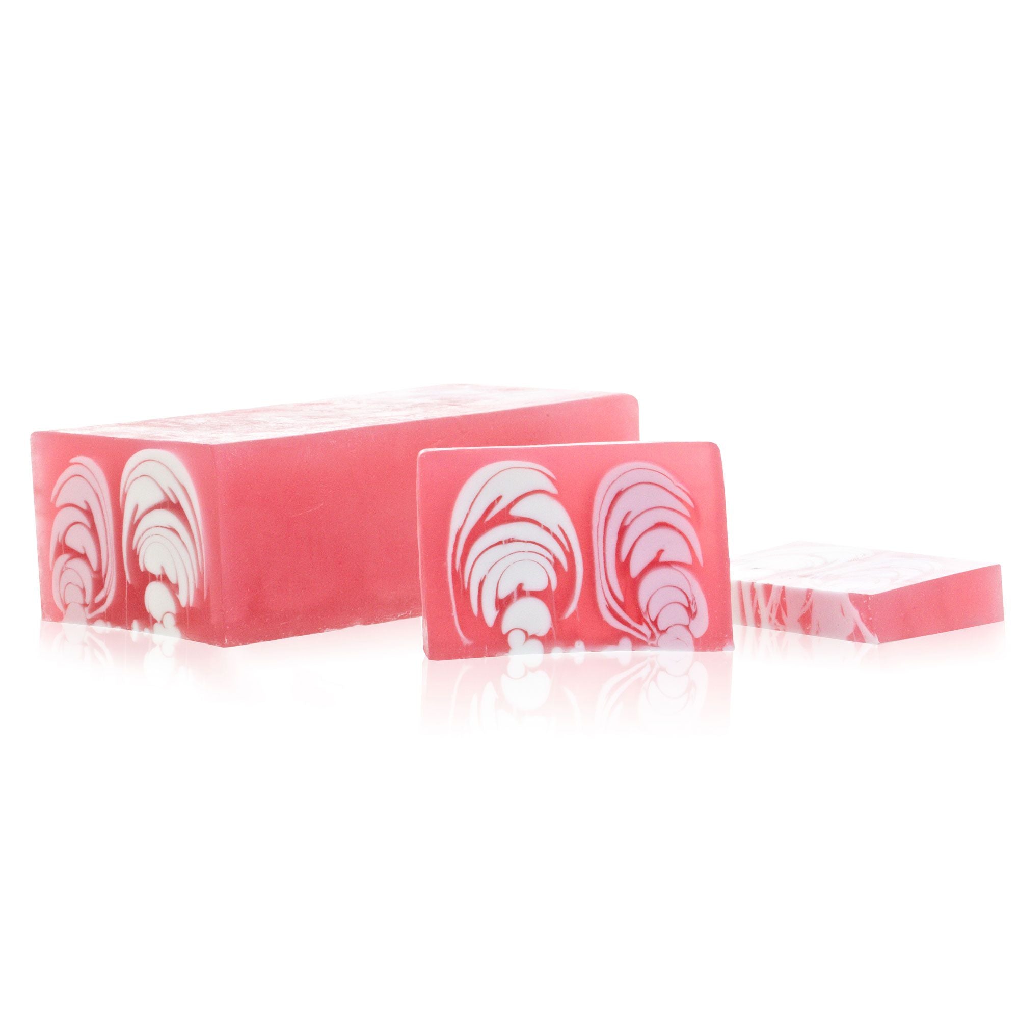 Savon artisanal en barre de 1,2 kg - Rose