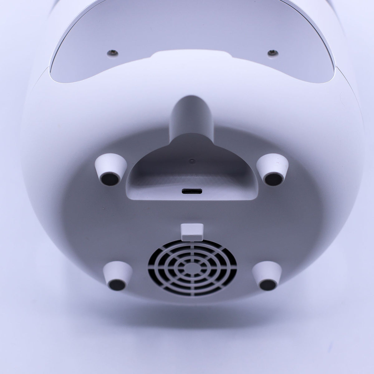 Diffuseur d'arômes avec effet flamme de pierre de sel - USB blanc - Changement de couleur et minuterie