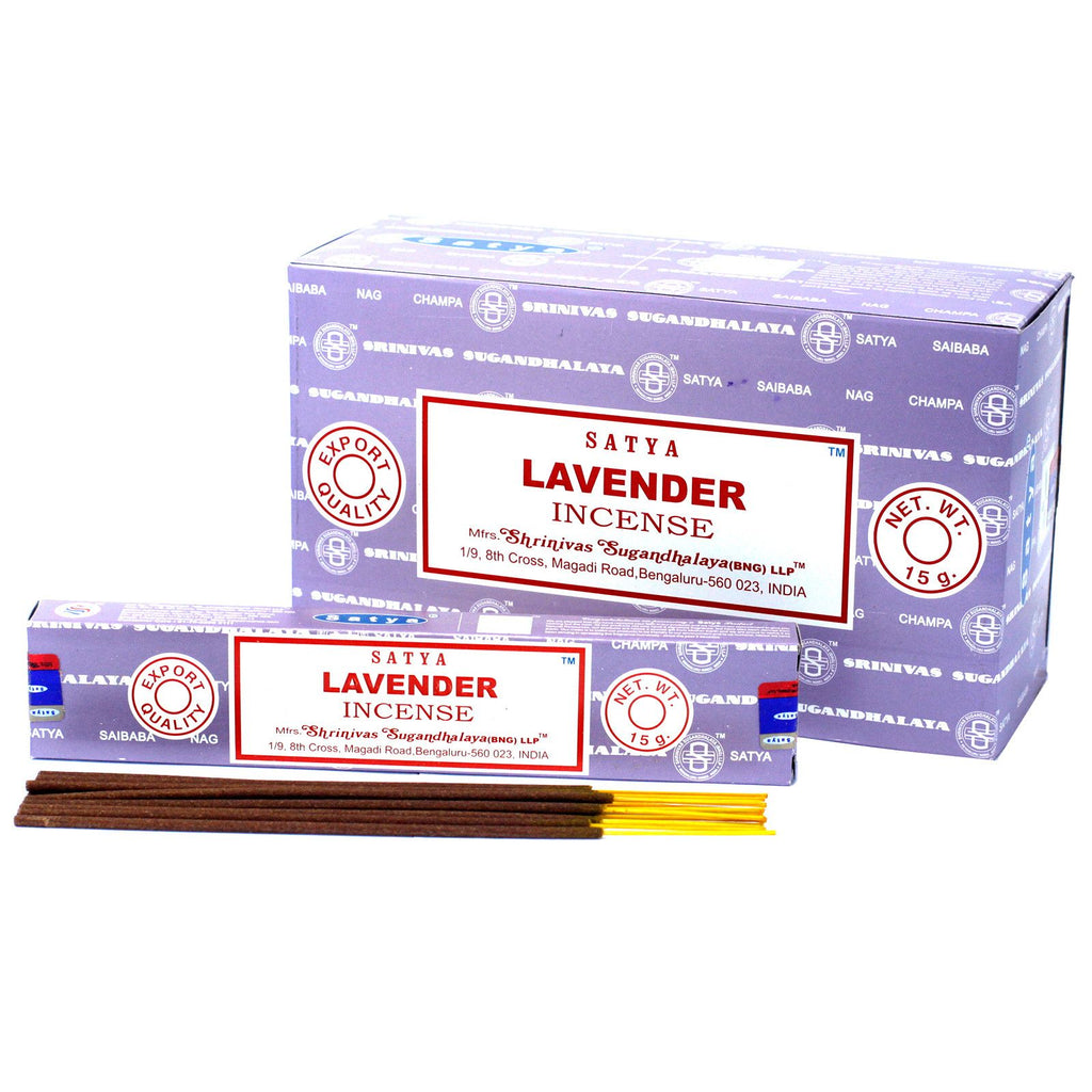 Bâtonnets d'encens Satya 15 g - Lavande