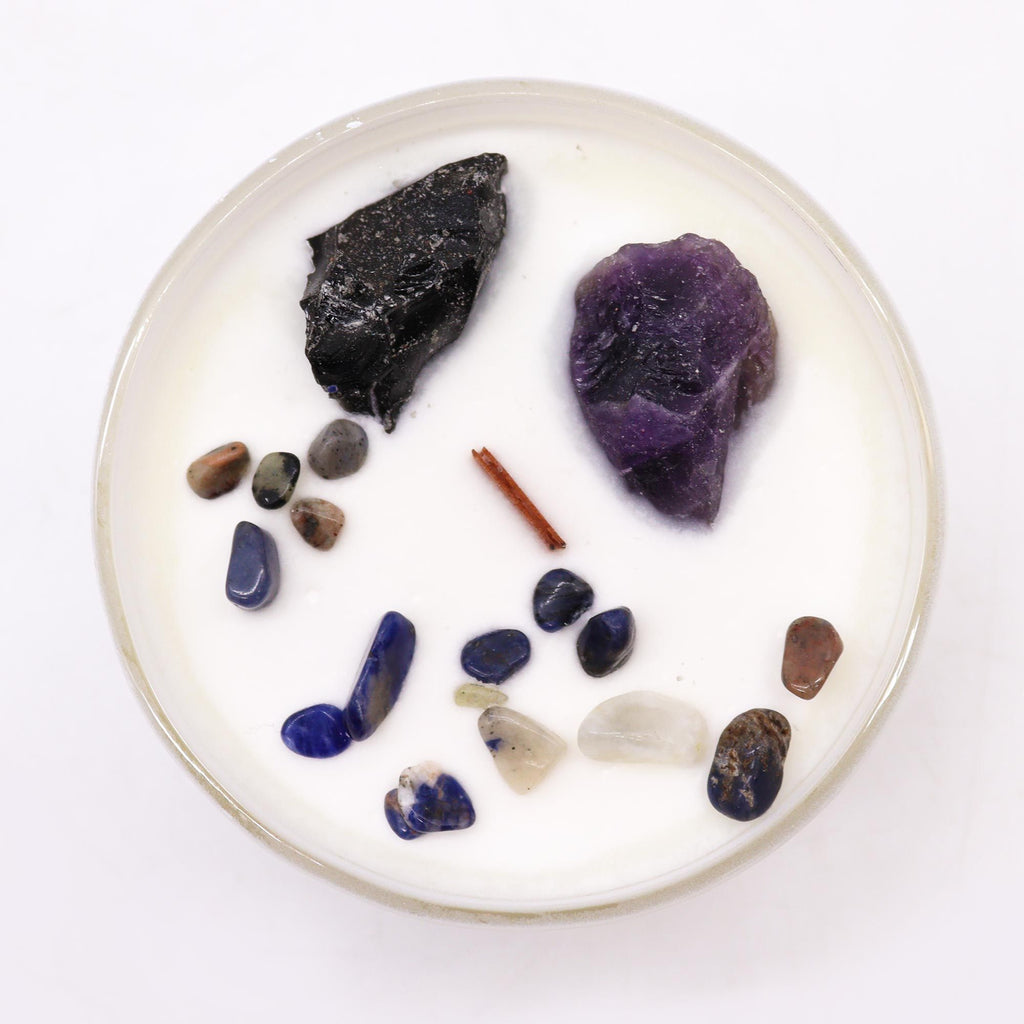 Bougies de cristal pour les chakras - Chakra du plexus solaire