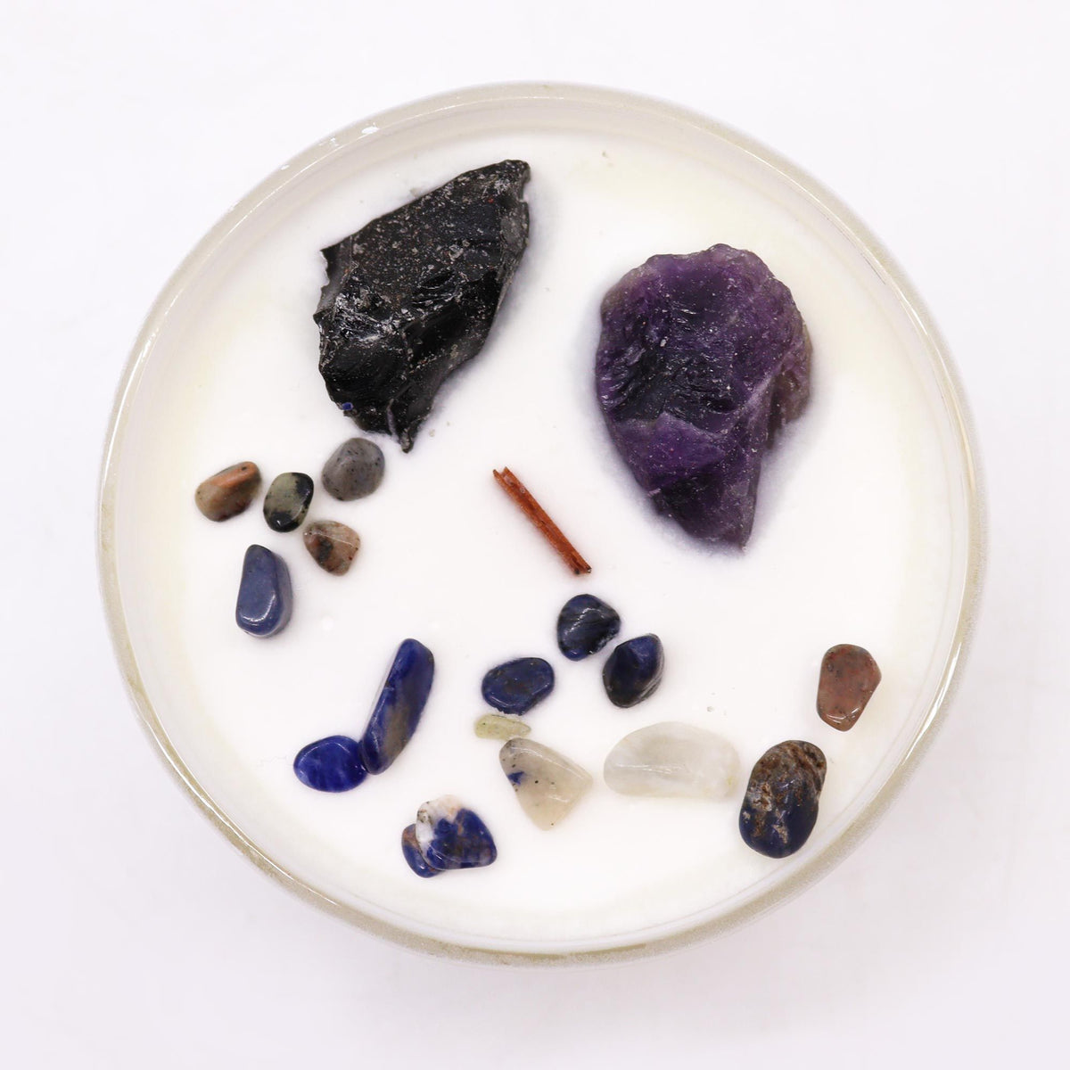 Bougies de cristal pour les chakras - Chakra du plexus solaire