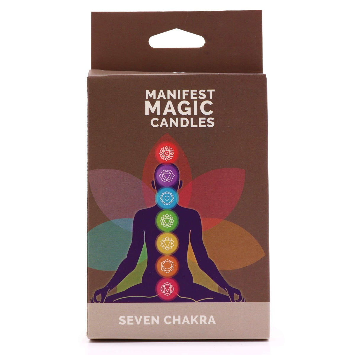 Bougies du Manifeste des Sept Chakras (paquet de 7)