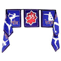 Sept drapeaux - Postures de yoga 7x (32x23cm)