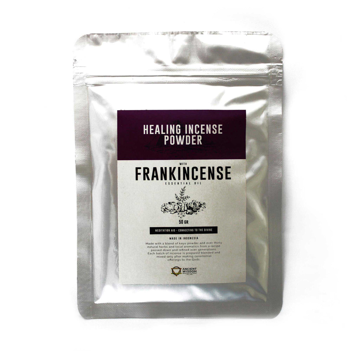 Poudre d'encens aux vertus curatives - Encens 50 g