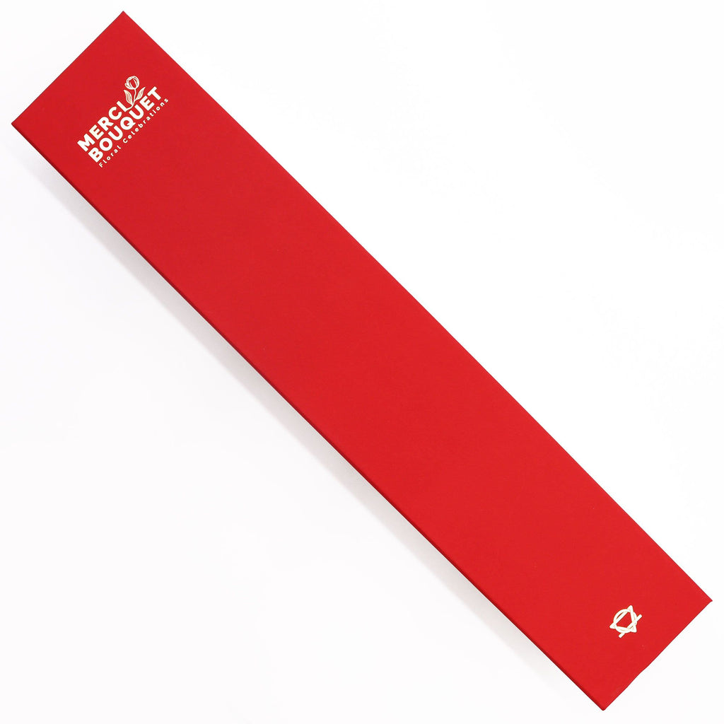 Roses rouges classiques extra longues