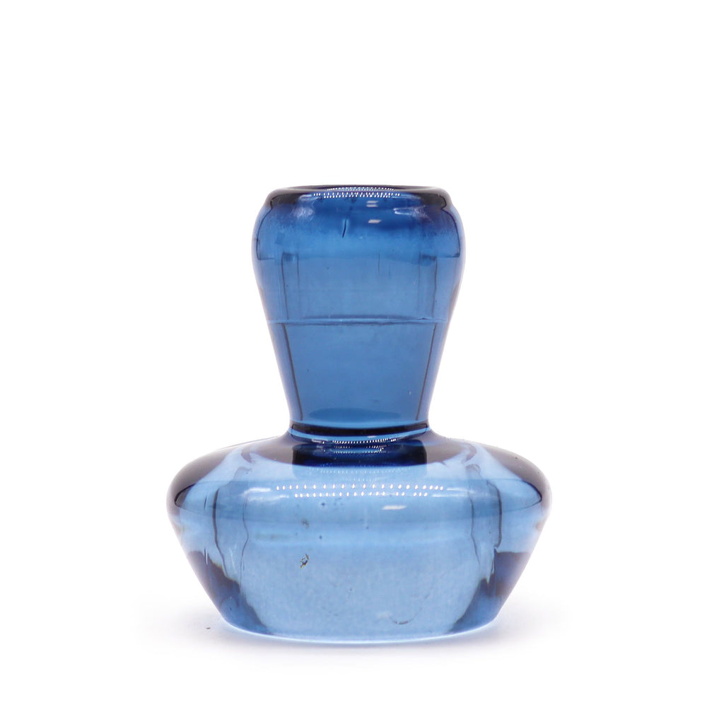 Bougeoir réversible en forme de champignon pour bougie de table/thé - Bleu royal