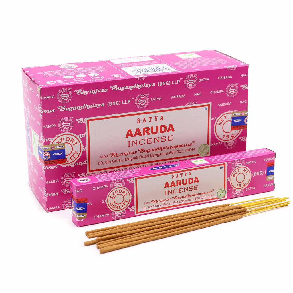 Bâtonnets d'encens Satya 15 g - Aaruda
