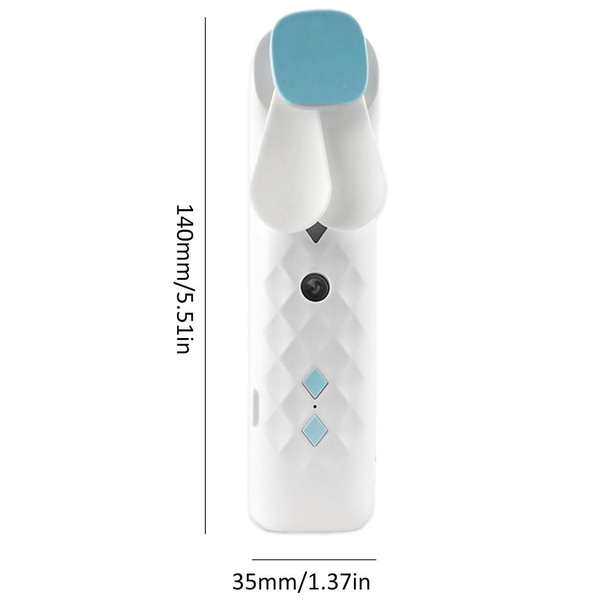 Ventilateur et brumisateur facial blanc - USB