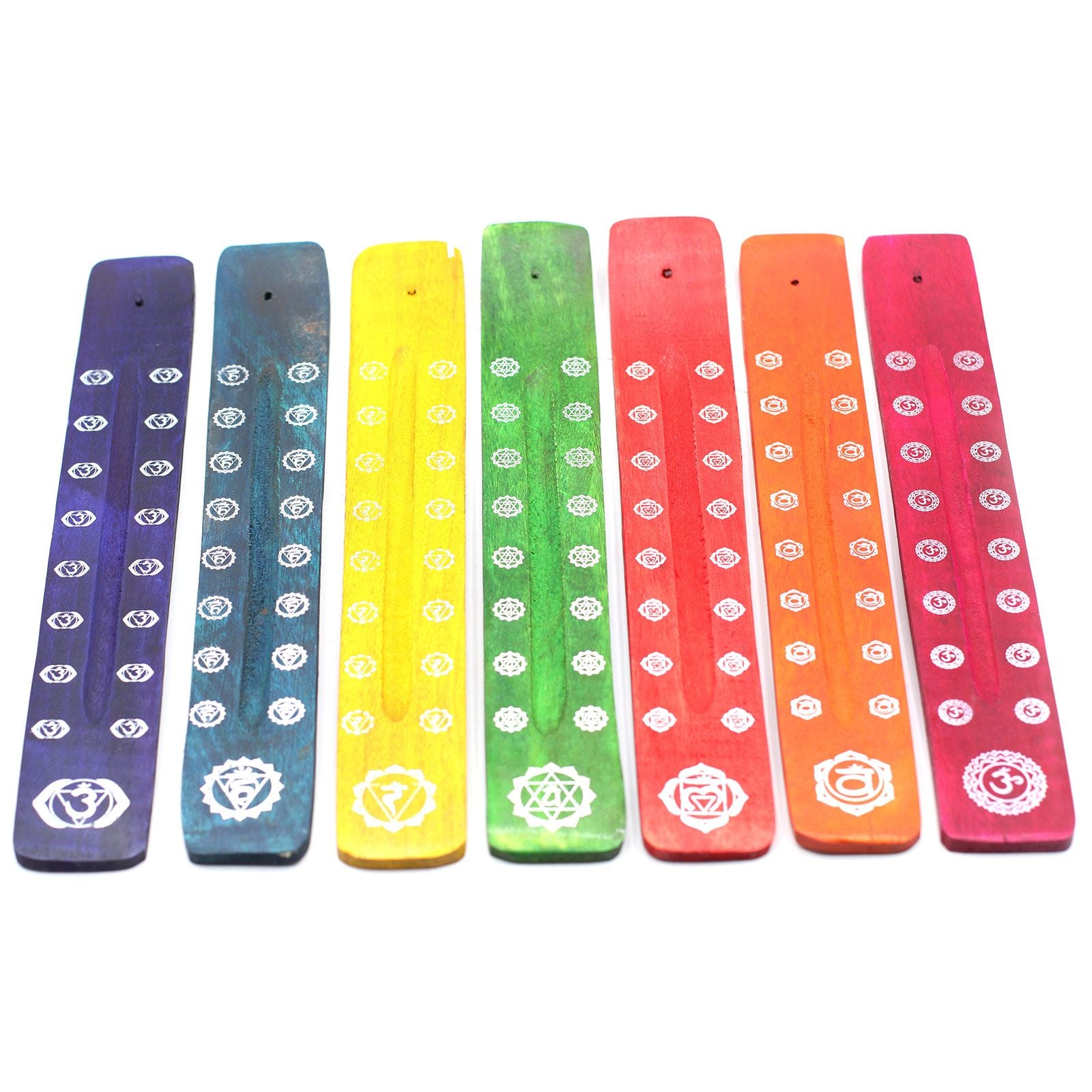Brûleur d'encens - Chakras (Couleurs assorties)