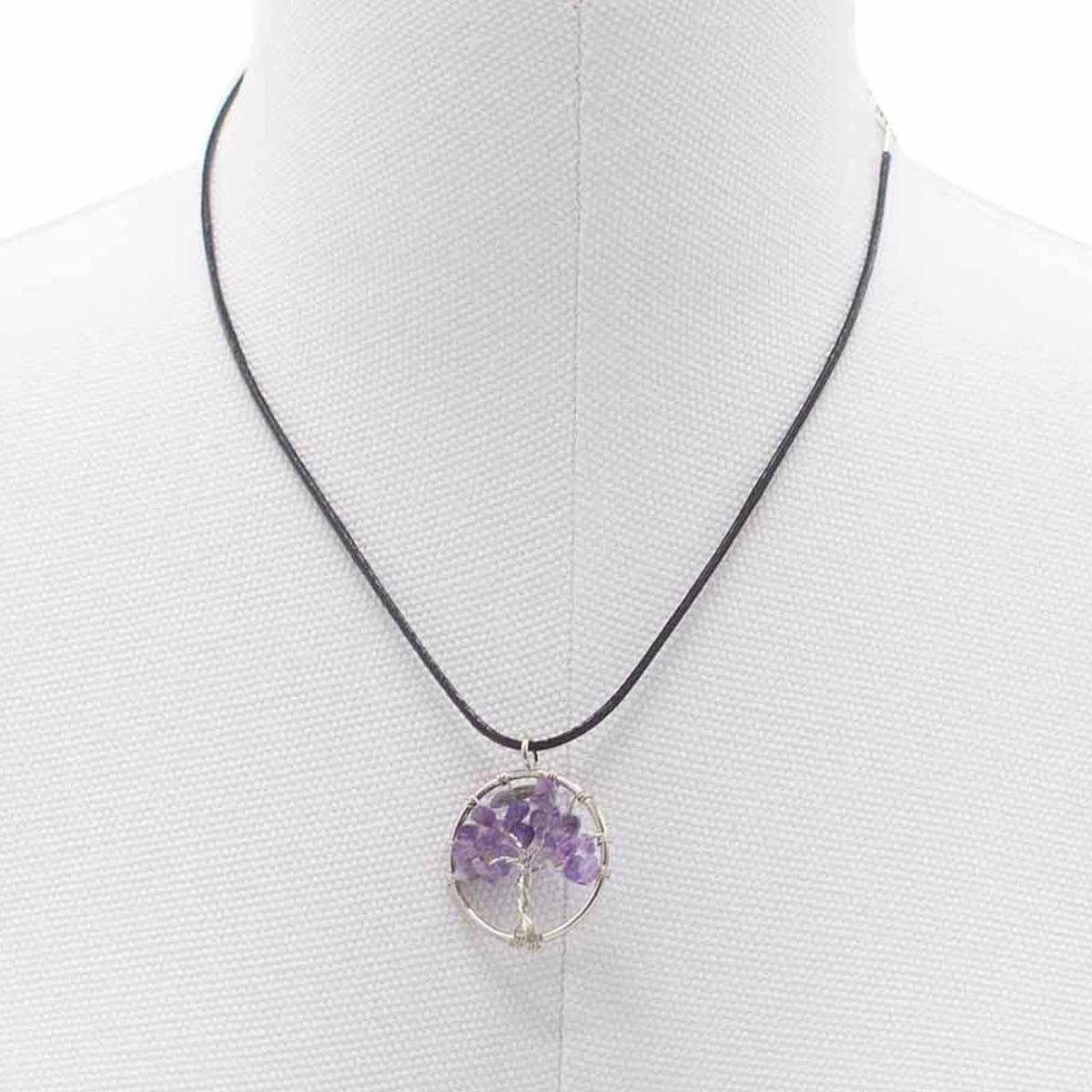 Pendentif Arbre de Vie - Améthyste