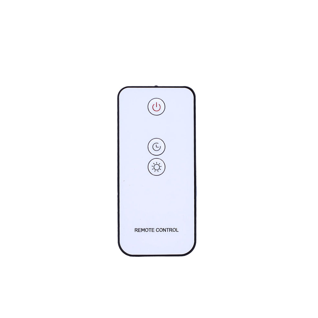 Diffuseur d'arômes avec effet flamme de pierre de sel - USB blanc - Changement de couleur et minuterie