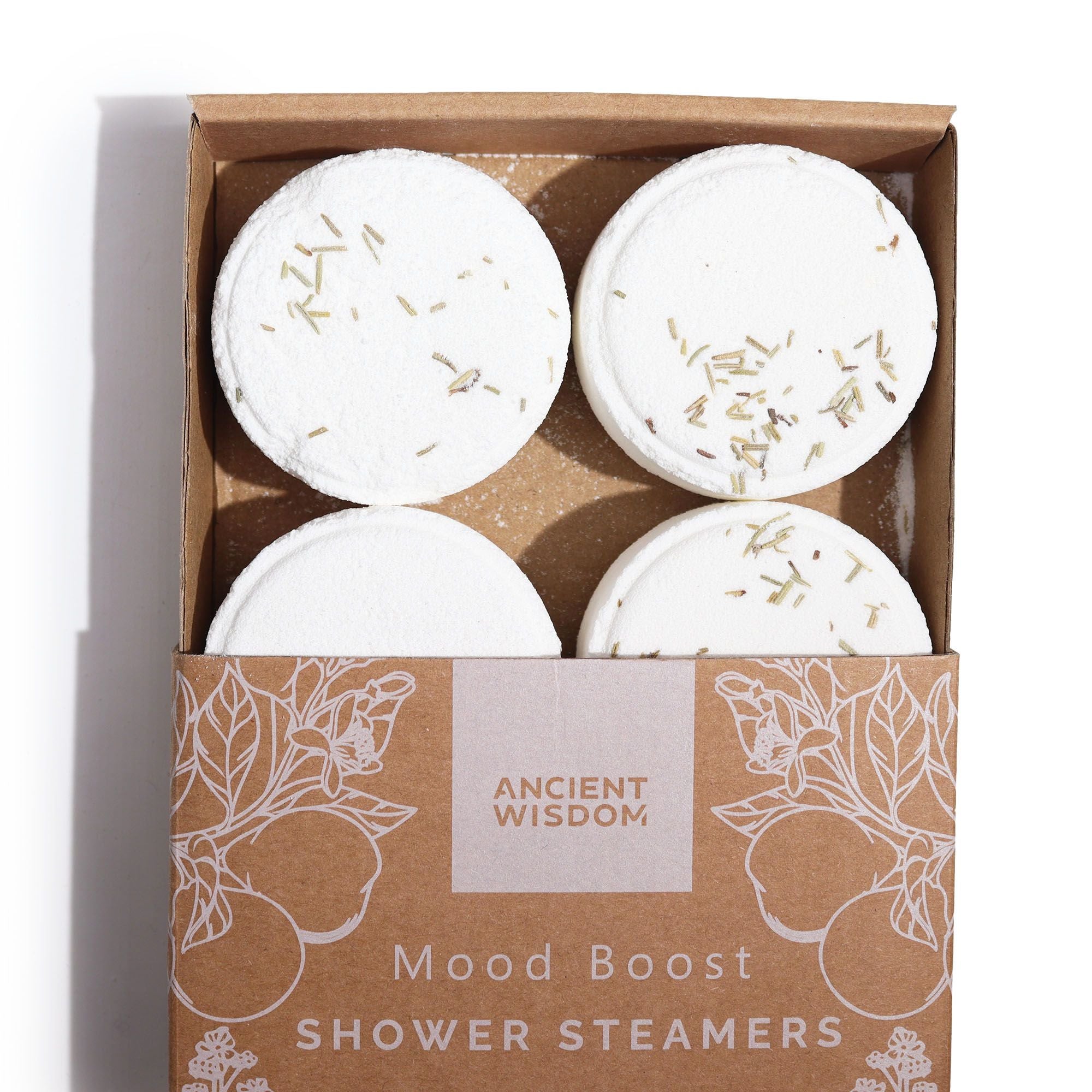Comprimés de douche Zen - Quatuor bien-être thérapeutique - Stimulant d'humeur