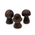 Lot de 3 mini champignons à encens (8 cm 7 cm 6,5 cm)