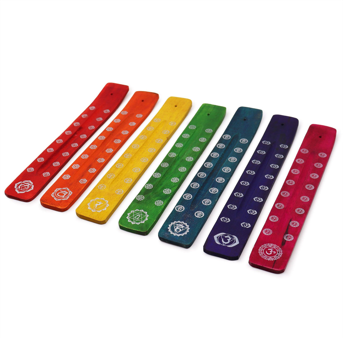 Brûleur d'encens - Chakras (Couleurs assorties)