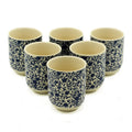 Tasses à thé - Motif bleu