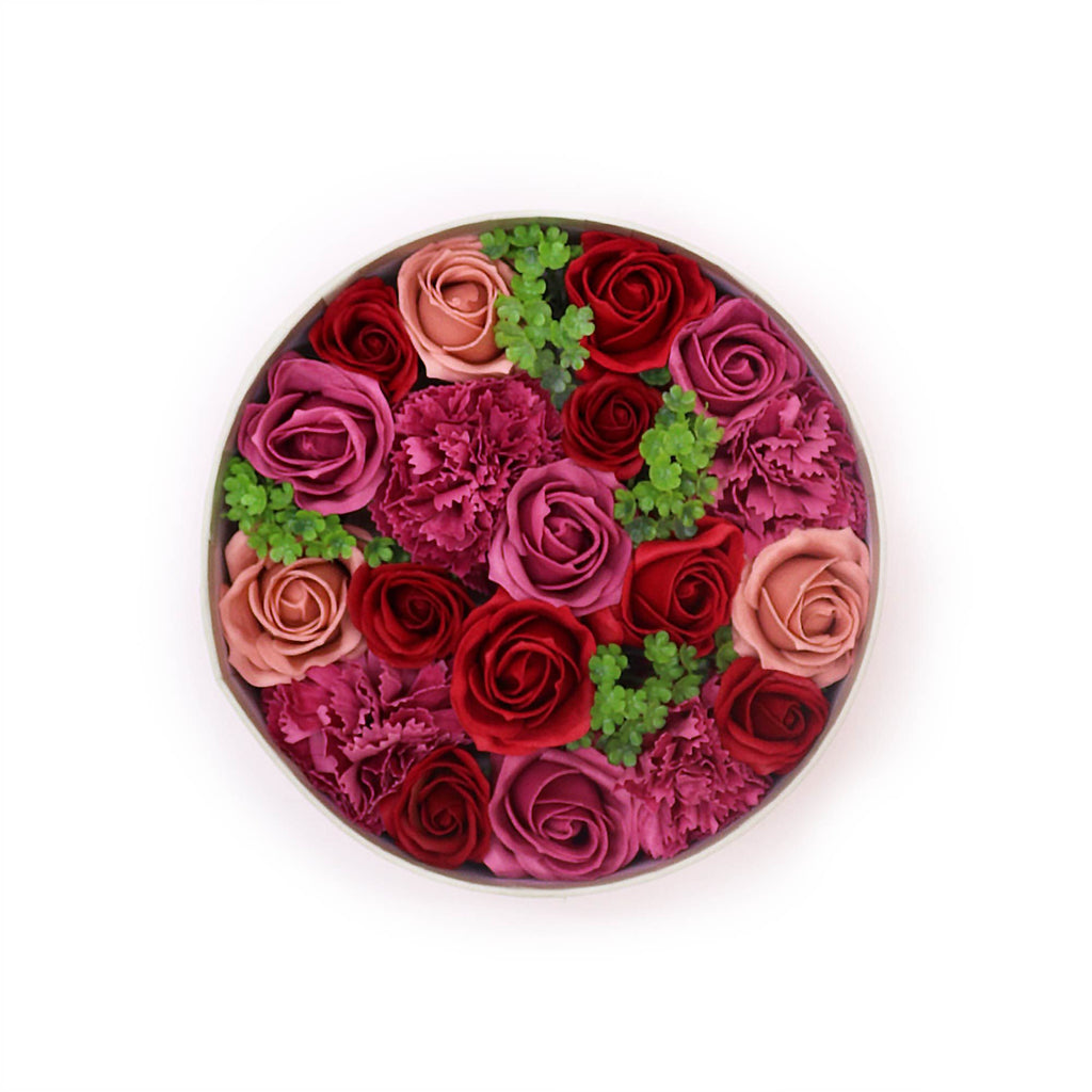 Boîte ronde - Roses vintage