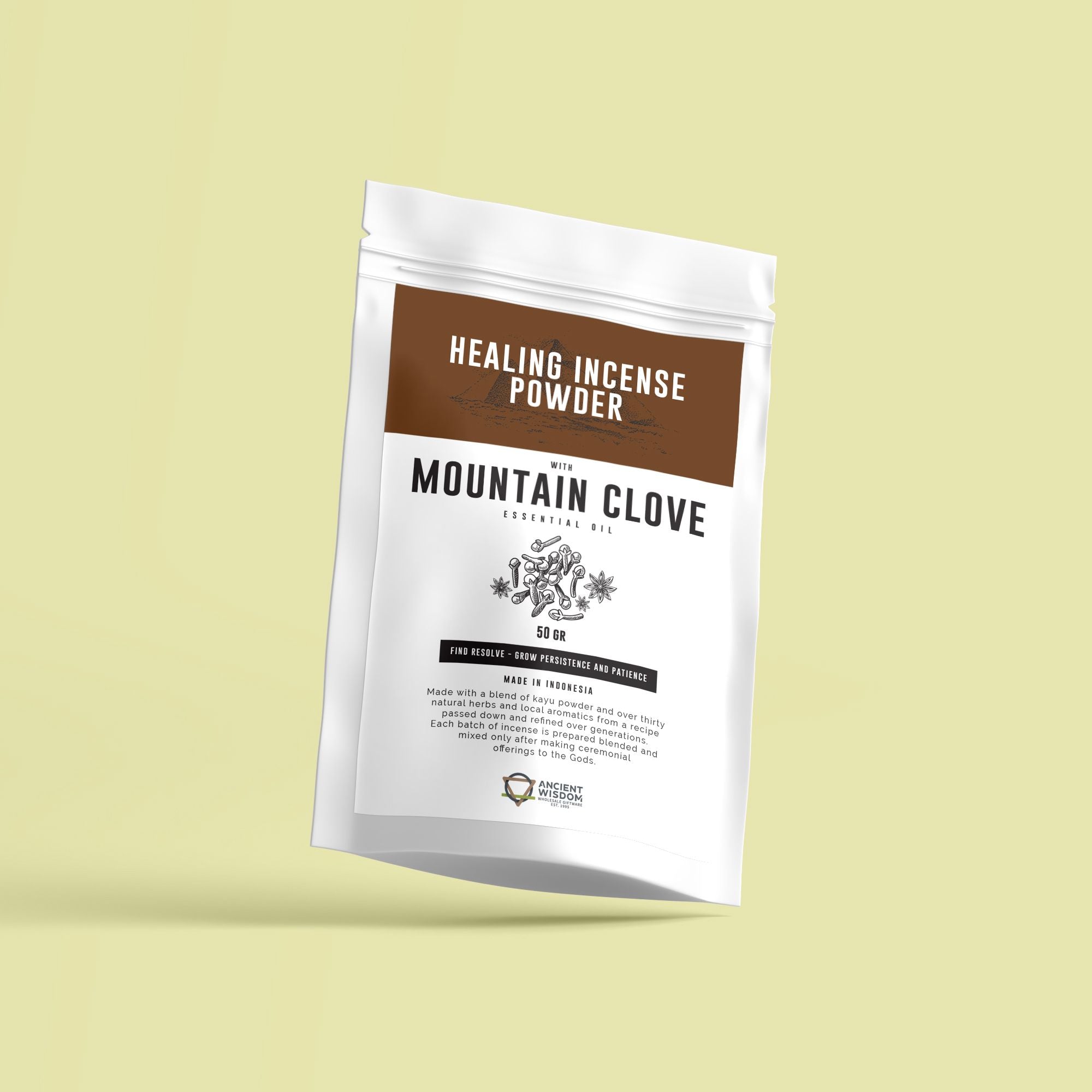 Encens en poudre aux vertus curatives - Clou de girofle des montagnes 50 g